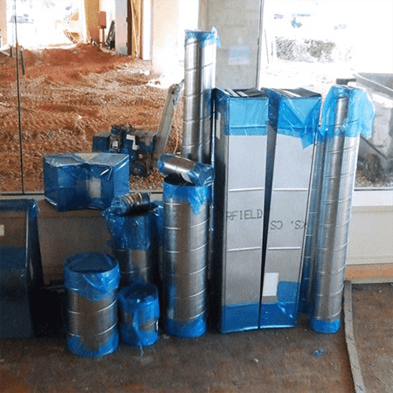 Ochranná fólia na potrubie HVAC